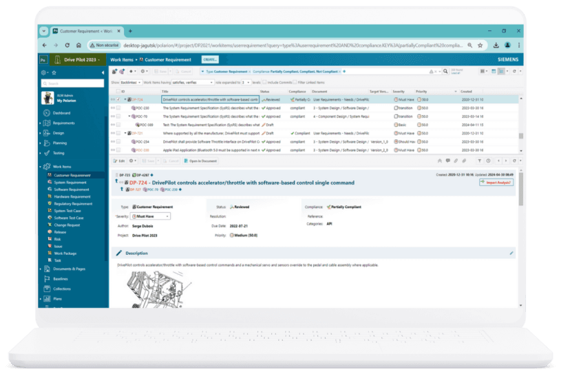Polarion® REQUIREMENTS™